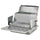 25 lbs Capacity Automatic Chicken Poultry Feeder with a Galvanized Steel and Aluminium Build, Weatherproof Design
