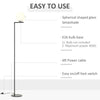 Metal Floor Lamp, Standing Light with 350Â° Adjustable Lampshade for Living Room, Bedroom, Office, Black