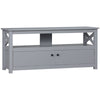 TV Stand, Entertainment Center with Storage, 46" TV Space, Grey