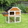 48.5" Wooden Rabbit Hutch Outdoor Pet Playpen Bunny House Enclosure with Plant Box, Slide-out Tray, Ramp, for Small Animals, Natural