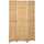 Hand Woven Room Divider, 3 Panel Bamboo Folding Privacy Screen for Home Office, 47.25"x67"x0.75", Natural
