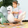 Kids Ride On Rocking Horse Plush Swan Style Toy with Music for Over 18 Months Children, White and Pink