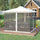 Universal Replacement Mesh Sidewall Netting for 10' x 13' Gazebos and Canopy Tents with Zippers, (Sidewall Only) White