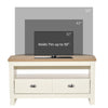 Corner TV Stand Up To 50", Entertainment Center TV Console Table with Drawers and Open Storage Compartment for Living Room, White