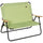 Portable Folding Double Camping Chair Cup Holder, Loveseat for 2 Person, Outdoor Chair with Wood Armrest Beach Travel, Green