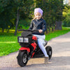 6V Kids Motorcycle Dirt Bike Electric Battery-Powered Ride-On Toy Off-road Street Bike w/ Music Horn Headlights Motorbike for Girls Boy Red