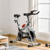 Indoor Cycling Bike Quiet Belt Drive Exercise Stationary, Cardio Workout Bicycle, Adjustable Seat & Handle