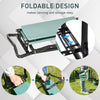 Garden Kneeler Seat Stool Bench Kneeling Pad and 1 Large Side Tool Pouch & Easy Folding Design for Transport & Storage