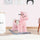 Kids Plush Ride-On Rocking Horse Toy Children Chair with Soft Plush Toy & Fun Realistic Sounds - Pink