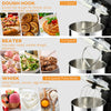 6 Qt Stand Mixer with 6+1P Speed, 600W Tilt Head Kitchen Electric Mixer with Stainless Steel Beater, Dough Hook and Whisk for Baking Bread