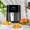 Air Fryer 4.7Qt, 4-in-1 Hot Oven with Air Fry, Roast, Broil, Crisp, Bake Function, Digital Touchscreen, 60-Min Timer, BPA Free