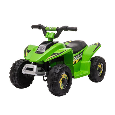 6V Kids ATV Ride on 4-Wheeler Car, Electric Quad Toy Battery Powered Vehicle with Forward/ Reverse Switch for 18-36 Months Old Toddlers, Green