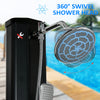 Outdoor Solar Shower w/ Hot and Cold Adjustment for Poolside Beach Pool Spa