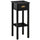 2-Tier Side Table with Drawer, Narrow End Table for Space Saving, Slim Nightstand with Shelf Metal Knob for Living Room Hallway, Black