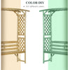 Patio Garden Bench, Wooden Bench, Outdoor Bench for Vines/Climbing Plants, Natural