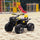 12V Kids Recharging Ride-on Electric ATV Quad w/ Realistic Headlights Wide Wheel, Yellow
