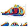 5-in-1 Inflatable Water Slide, Kids Castle Bounce House with Slide, Pool, Water Gun, Basket, Climbing Wall Includes Carry Bag, Repair Patches, 750W Air Blower