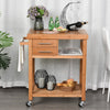 Kitchen Cart, Rolling Kitchen Island Cart with Wheels and Drawers, Kitchen Utility Cart for Dining Room, Kitchen