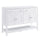 Modern Sideboard Buffet, Buffet Cabinet with Metal Hinge, Round Drawer Handle and Wide Cuontertop for Dining Room, Kitchen, Coffee Bar, White
