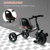 3-Wheel Ride-On Toddler Tricycle with Bell Indoor / Outdoor Recreation for 3-6 Years Old - Black