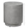 Lightweight Accent Table with Concrete Finish, Round Side Table with 4 Adjustable Feet for Indoor, Outdoor, Light Grey