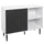 Sideboard Storage Cabinet with Adjustable Shelf, Free Standing 2-Door Kitchen Cupboard for Dining Room, Hallway, Grey