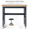 45" Garage Project Activity Center Desk with Adjustable Footapds, Dark Grey