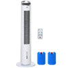 40" Portable Oscillating Air Cooler Fan, 3-In-1 Standing Fan Cooler with Humidifier, 3 Modes, 8H Timer, Remote, LED Display, White