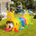 Kids Caterpillar Tunnel Outdoor Indoor Climb-N-Crawl Play Equipment for 3-6 Years Old, 6 Sections, for Daycare, Preschool, Playground