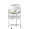 64 Inch Bird Cage Cockatiel Cages for Medium Small Parrots, Budgies, Lovebirds, Parrotlets with Rolling Stand