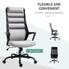 Ergonomic Office Chair High-Back Home Office Desk Chair With Spandex FabricÂ  Thick Padding With 360 Swivel Wheels Grey