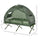 All-in-One Folding Camping Cots for Adults, Elevated Tent with Sleeping Bag, Thick Air Mattress Pad,