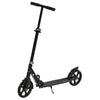 Foldable Kick Scooter w/ Adjustable Height & Rear Wheel Brake System for 14+