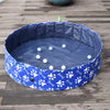 Dog Swimming Pool Foldable for X Small, Small, Medium, Large Pets, Blue