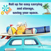 Roll-Up Pool Float Pad for Lakes, Oceans& Pools, Water Mat for Playing, Relaxing & Recreation - Blue