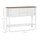 Vintage Console Table with 2 Drawers and Cabinets, Retro Sofa Table for Entryway, Living Room and Bedroom, White