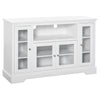 Modern Sideboard with Storage, Console Table, Buffet Cabinet with Glass Doors for Living Room, Kitchen, White