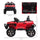 Kids Ride-On Car 12V RC 2-Seater Police Truck Electric Car For Kids with Full LED Lights, MP3, Parental Remote Control (Red)