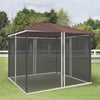 Universal Replacement Mesh Sidewall Netting for 10' x 13' Gazebos and Canopy Tents with Zippers, (Sidewall Only) Black