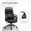 Big and Tall 400lbs Executive Office Chair with Wide Seat, Computer Desk Chair with High Back PU Leather Ergonomic Upholstery, Brown