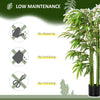 4.5ft Artificial Bamboo Tree, Faux Decorative Plant in Nursery Pot for Indoor or Outdoor DÃ©cor