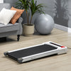 Walking Pad, Standing Under Desk Treadmill, Walking Jogging Machine with 12 Pre-Programs, Transport Wheels