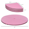 Pole Dance Mat Foldable Yoga Exercise Safety Dancing Cushion Crash Padding Pink