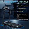 Treadmill Machine Electric Motorised Folding Running Machine 12 Preset Programs w/ LED Display, Phone Holder