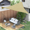 20' x 16' Sun Shade Sail Rectangle Sail Shade Canopy for Outdoor Patio Deck Yard, Sand