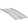 Textured Aluminum Folding Wheelchair Ramp, Portable Threshold Ramp 6', for Scooter Steps Home Stairs Doorways