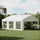 20' x 20' Heavy-duty Large Wedding Tent, Outdoor Carport Garage Party Tent, Patio Gazebo Canopy with Sidewall, White