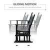 Patio Glider Bench Outdoor Swing Rocking Chair Loveseat with Sturdy Wooden Frame, Black