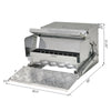 25 lbs Capacity Automatic Chicken Poultry Feeder with a Galvanized Steel and Aluminium Build, Weatherproof Design