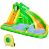 Kids Bounce Castle, Crocodile Style Inflatable House with Carry Bag, Air Blower